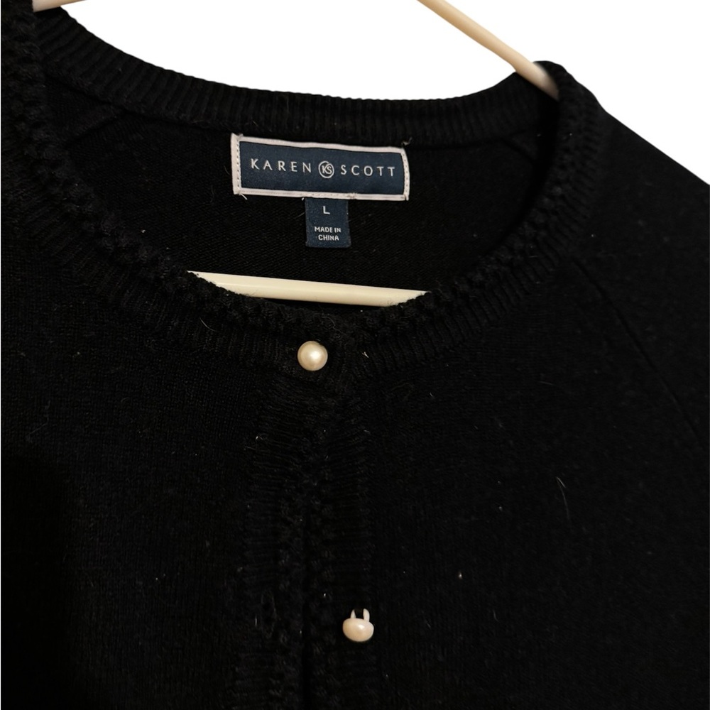 Black Karen Scott cardigan